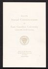 Program of the Sixty-Fifth Annual Commencement of East Carolina University 